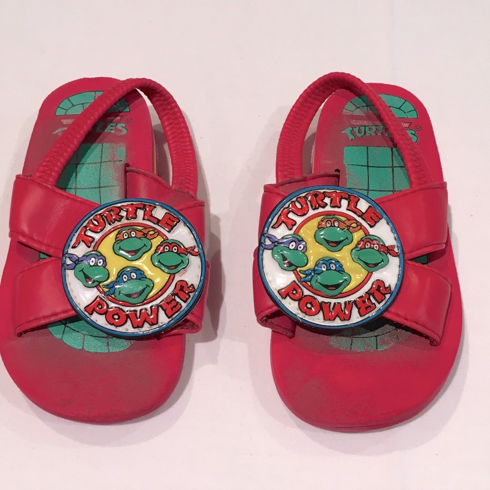 Vintage 1990s Teenage Mutant Ninja Turtles Sandals